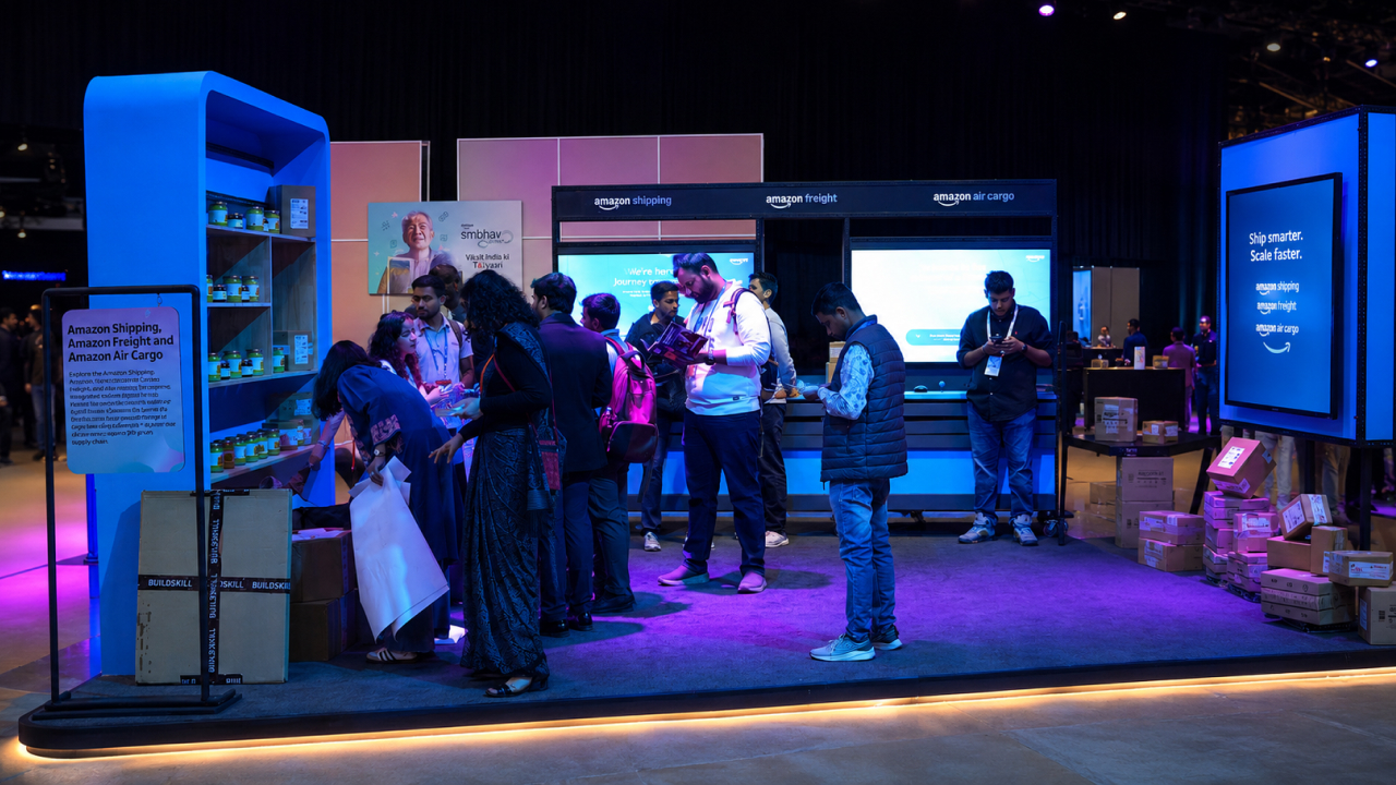 immersive amazon sambhav event set-up